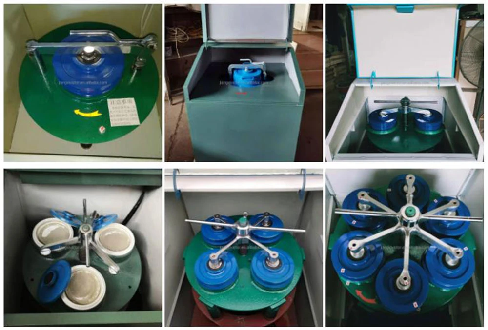 12mm Feeding Size Lab Scale Mz-200 4mz-400 4mz-200 Sample Pulverizer Disc Mill with 100, 200, 400, 1000g Bowl