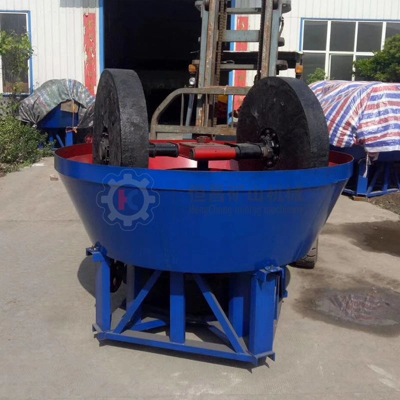 Gold Extraction Machine 1200 Sudan Wet Pan Mill for Gold Mining