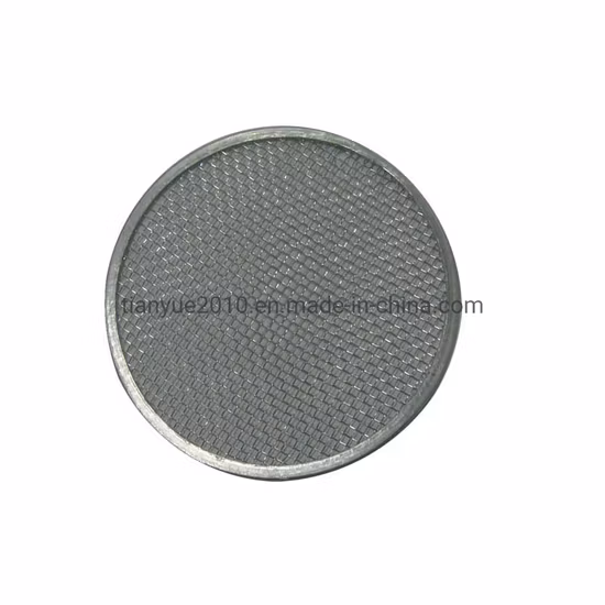 Dischi filtranti con bordo rivestito in acciaio inossidabile 304/nero/alluminio (TYB-0018)